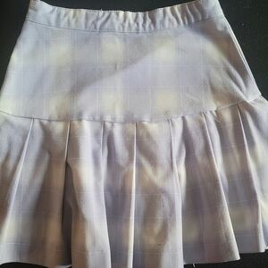 Elegant Plaid Pleated Skirt